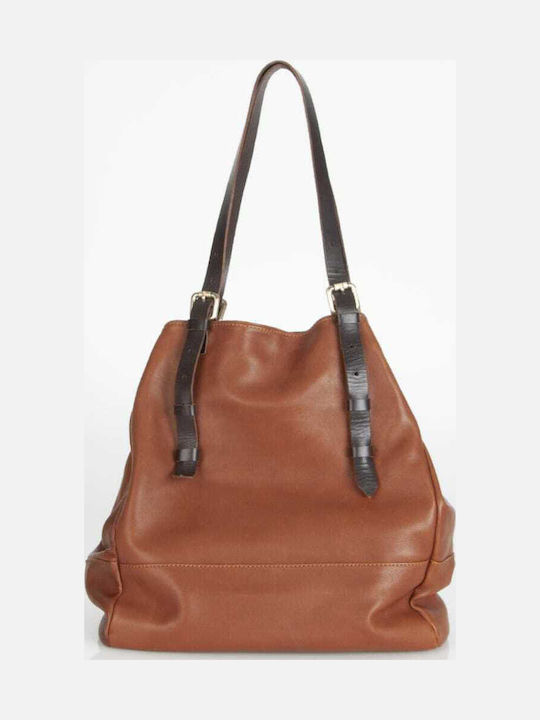 Leder Damen Tote Tasche Braun