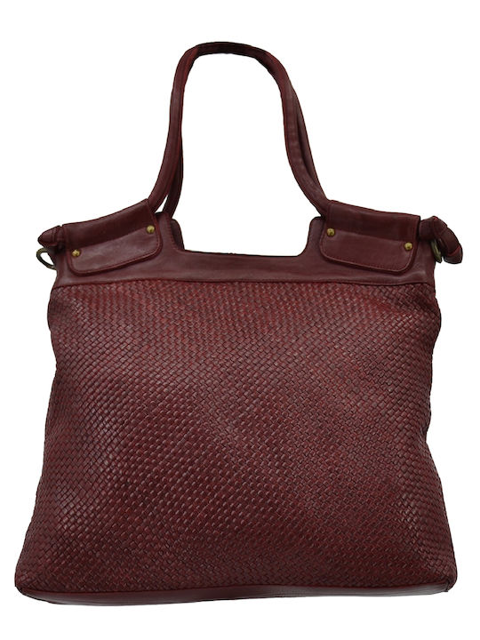 Dermatina 100 Leather Women's Bag Shoulder Burg...
