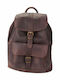 Model 400 Leather Women's Bag Backpack Brown