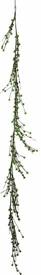 JK Home Decoration Χριστουγεννιάτικη Светлинна гирлянда Berries Зелен 1бр