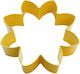 Plätzchenausstecher Blume Metallisch