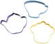 Wilton Metallic Cookie Cutter 3pcs