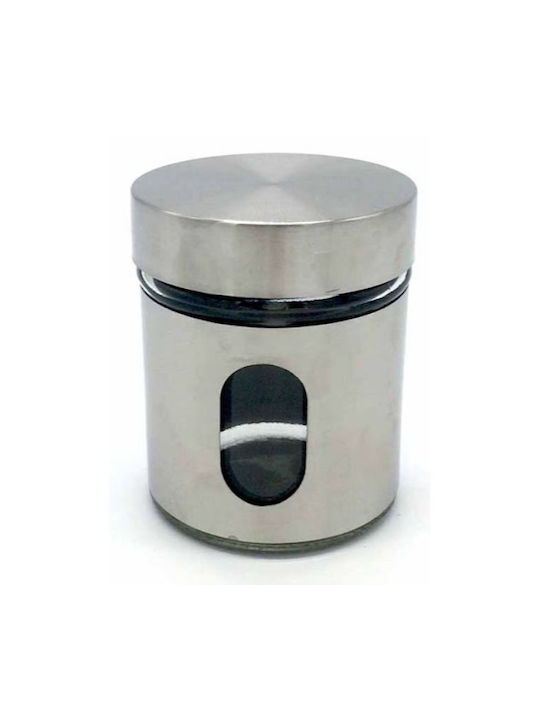 Stainless Steel General Use Vase with Lid Silver