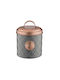Typhoon Sugar Coffee Jar with Lid Metallic Grey 1000ml 1 Piece