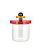Alessi Vase General Use with Lid Glass Red 750ml