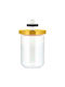 Alessi Vase General Use with Lid Glass Yellow 1000ml