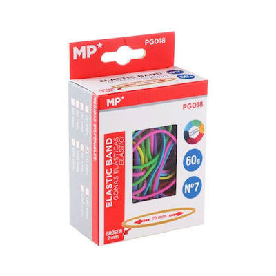 Madrid Papel Gummibänder Verpackung mit Durchmesser 70mm Mehrfarbig 60gr