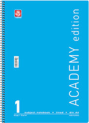 Typotrust Spiral Notebook Ruled A4 30 Sheets Academy 1pcs