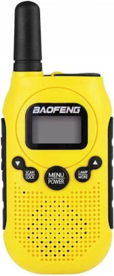Baofeng BF-T6 PMR Wireless Transceiver 0.5W with Monochrome Display Yellow