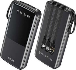 WK WP-09 Power Bank 10000mAh 12W Черен