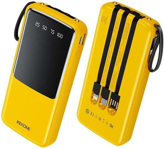 WK WP-09 Power Bank 10000mAh 12W Galben
