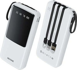 WK WP-09 Power Bank 10000mAh 12W Бял