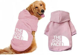 Face Dog Sweatshirt In Pink Colour Face Dog Sweatshirt In Pink Colour