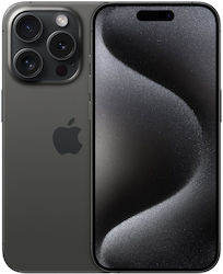 Apple iPhone 15 Pro 5G (8GB/128GB) Black Titanium - Προπαραγγελία