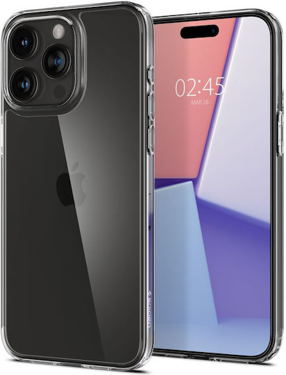 Spigen Airskin Hybrid Umschlag Rückseite Silikon / Kunststoff Transparent (iPhone 15 Pro Max)