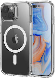 ESR Classic Hybrid HaloLock Back Cover Σιλικόνης 0.5mm Διάφανο (iPhone 15)