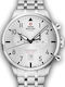 Swiss Military by Chrono Мъжки часовник 43мм Хронограф На батерия със Сребърен Метална гривна