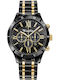 Thomas Sabo Rebel Ανδρικό Ρολόι 43mm Χρονογράφος Μπαταρίας με Μαύρο Ατσάλινο Μπρασελέ