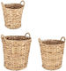 Bizzotto Decorative Basket Garden 35cmx35cmx35cm 3pcs 0412555