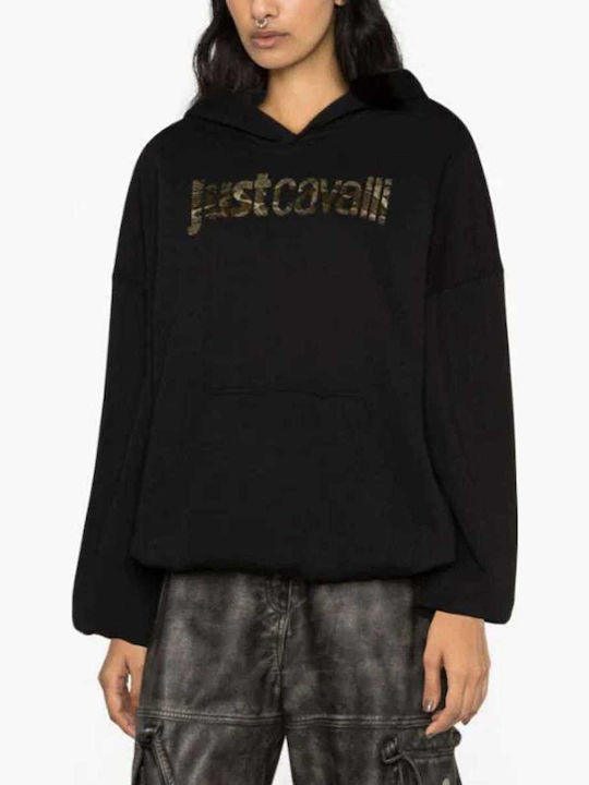 Sweatshirt mit Kapuze Schwarz