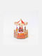 Eurolamp Christmas Illuminated Decorative Carousel with Battery / Electric with Music and Movement 22.5x20x18cm.