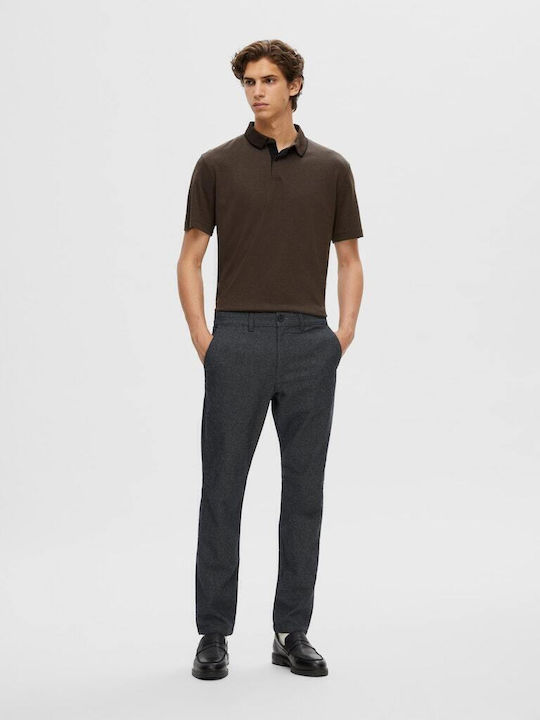 Selected Men's Trousers Gray