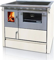 Senko SG-90 Μεταλλική Ξυλόσομπα με Φούρνο Μπορντό