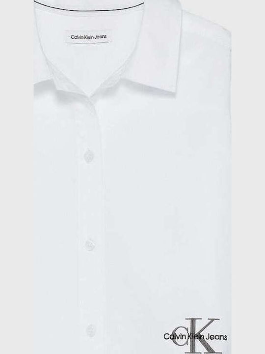 Kids Shirt Long-sleeved White