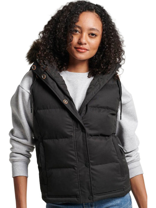 Superdry D3 Ovin Everest Faux Women's Short Puf...