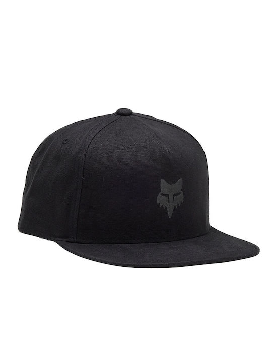 Fox Snapback Cap Black