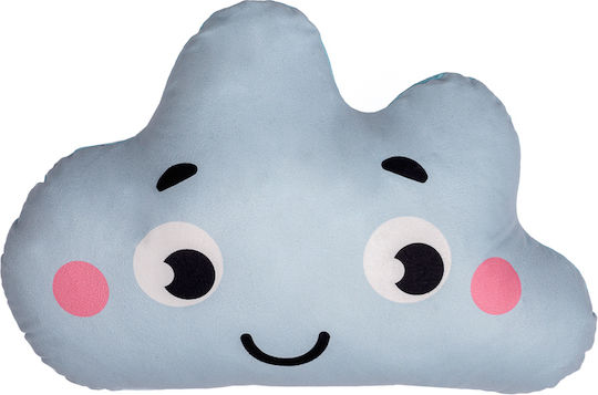 Mother Baby Crib Decorative Pillow Happy Cloud Ecru 40x30cm
