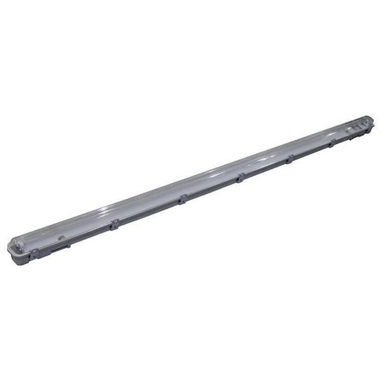 Adeleq Lichtleiste Außenbereich mit 1 Platz für LED-Lampe T8 60cm