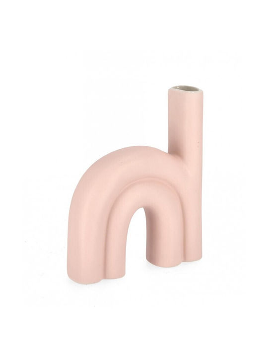 Bizzotto Vază Decorativă Ceramică Roz 21x6x25cm 1buc