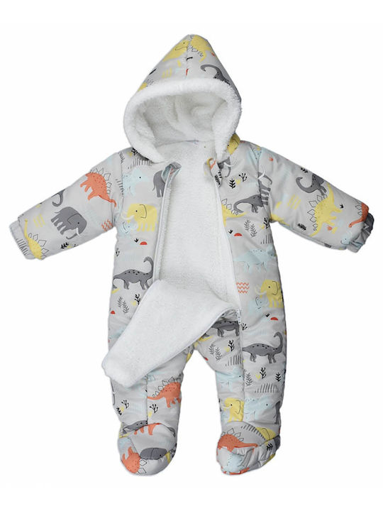 Mother Baby Baby Bodysuit Gray