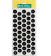 Pacific Möbelsocken Runde mit Aufkleber und Durchmesser 20mm 50Stück 231-6120#20###