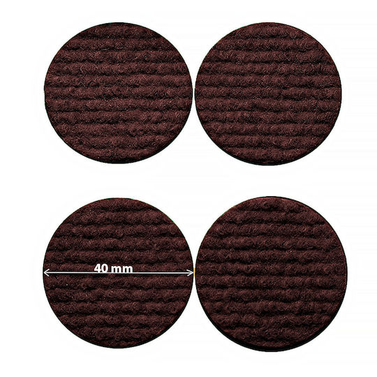 Interfilm 4XØ40MM Felt with Sticker 4x4mm