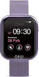 OPS! Objects Smartwatch με Παλμογράφο (Μωβ)