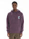 Sweatshirt with Hood Purple