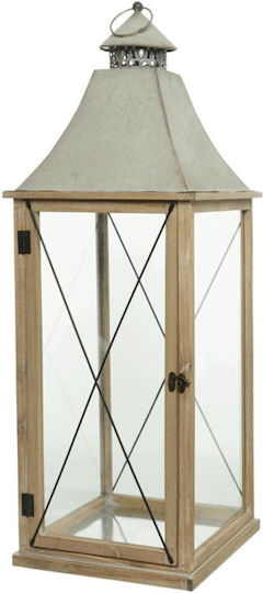 Laterne Hölzernes Transparent 85cm 1Stück