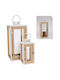 Koopman Felinar Lemn Alb 14.5x14.5x30.5buc 1buc
