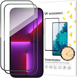 Wozinsky Full Face Tempered Glass 2 Pieces Black iPhone 15 Plus / 16 Plus Wozinsky Full Face Tempered Glass 2 Pieces Black iPhone 15 Plus / 16 Plus