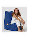 Πουφ Sessel Diamond Blue 60x90x35cm