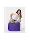 Πουφ Hocker Square Purple 45x45x45cm