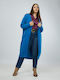 Mat Fashion Women's Knitted Cardigan Turquoise