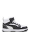 Rebound V6 Παιδικά Sneakers High με Σκρατς Λευκά