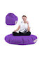 Πουφ Nackenrolle Iyzi Purple 100x100x20cm