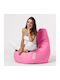 Waterproof Bean Bag Chair Poof Drop Pink 80x80x80cm
