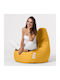 Πουφ Sessel Drop Yellow 80x80x80cm