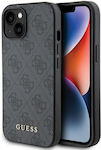 Guess Back Cover Μεταλλική Γκρι (iPhone 15)