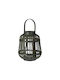 Zaros Tabletop Bamboo Lantern Green 24cm